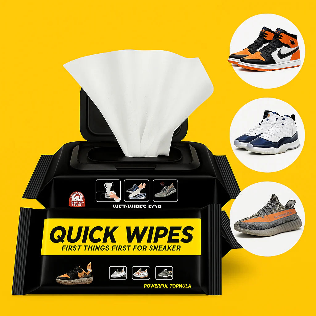 Instant Shoe Cleaning Wipes (Pack of 2)