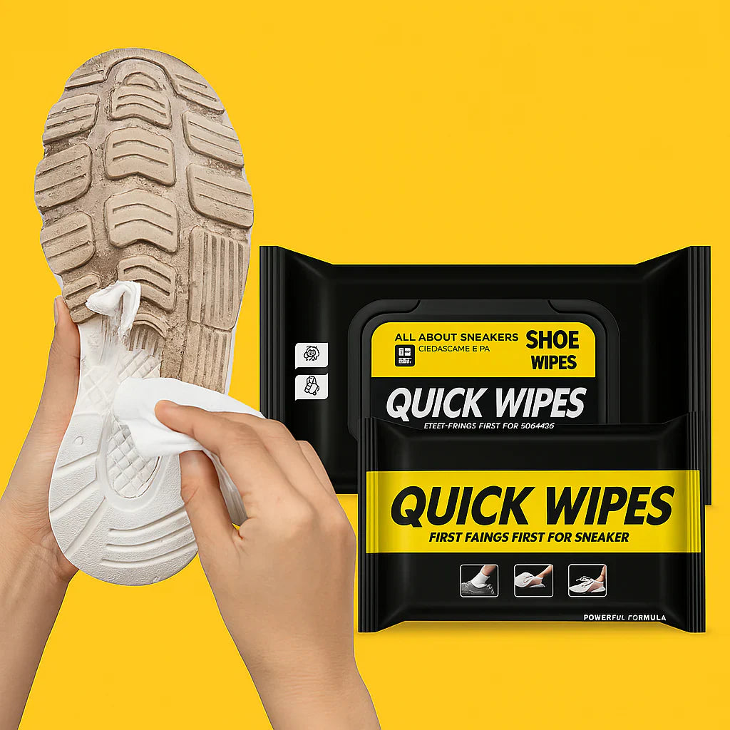 Instant Shoe Cleaning Wipes (Pack of 2)